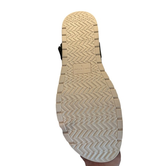 Women’s Sun + Stone Black Mattie Sandals Size 9 - Picture 5 of 8